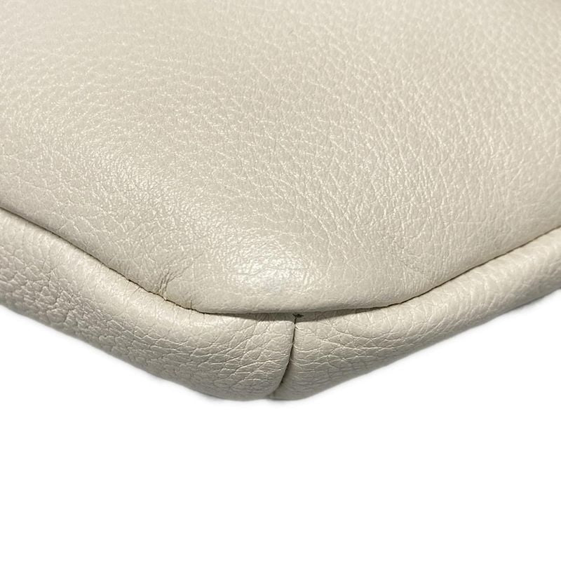 Gucci Waist Pouch Print Small Belt Bag 527792 White Leather