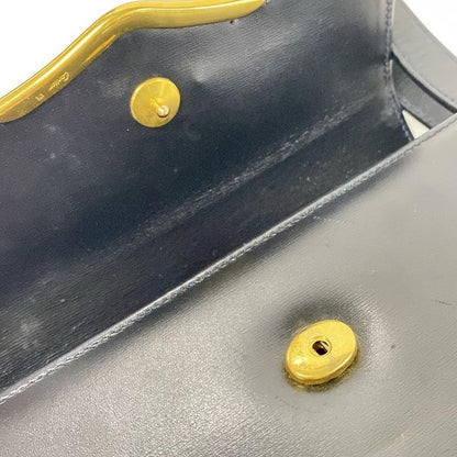 Cartier Handbag Sapphire Line Black Leather