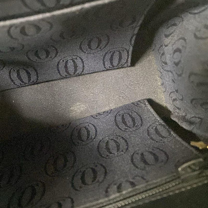 Cartier Handbag Sapphire Line Black Leather