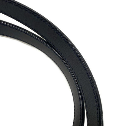 Cartier Handbag Sapphire Line Black Leather