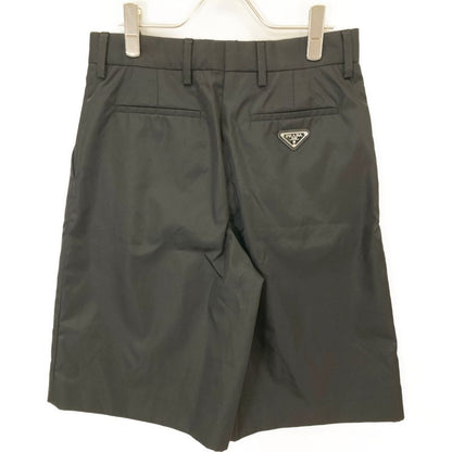 Prada 22 Years Re-nylon Half Pants 22y884 Triangle Plate 38