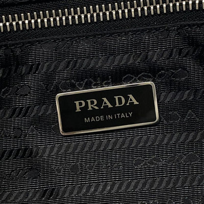 Prada Tote Bag Terry Mini Tote Bag 1bg447 White And Black