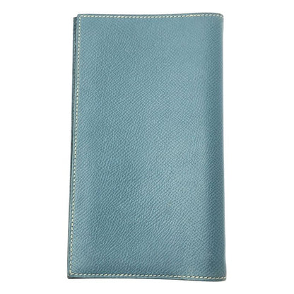 Hermes - Agenda Vision Leather Book Cabas - Light Blue