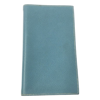 Hermes - Agenda Vision Leather Book Cabas - Light Blue