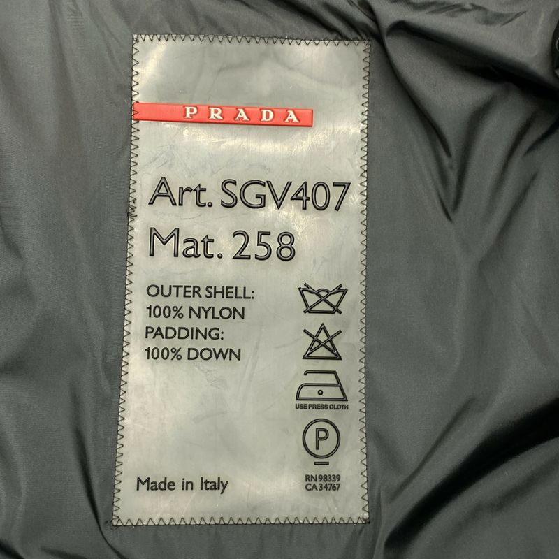 Prada | Sgv407 Over Silhouette Down Jacket - 50 - Black - Men's