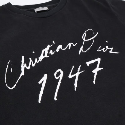 DIOR Black 1947 Handtrue T-shirt L