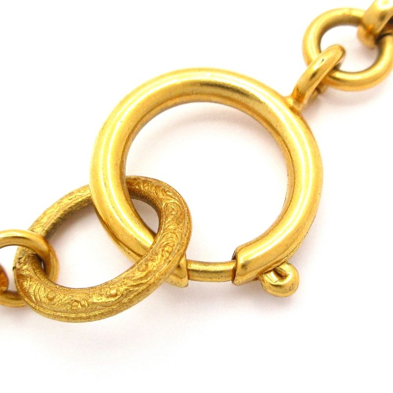 Chanel Necklace Coco Mark Gold