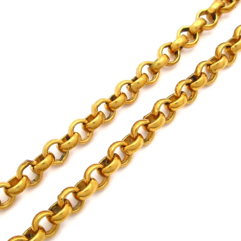 Chanel Necklace Coco Mark Gold