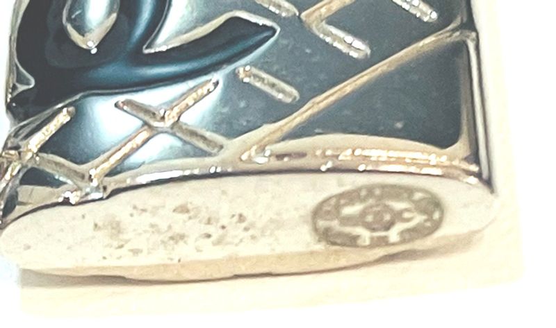 Chanel Cambon COCO Mark Line Earrings : Y3169