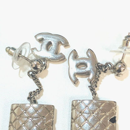 Chanel Cambon COCO Mark Line Earrings : Y3169