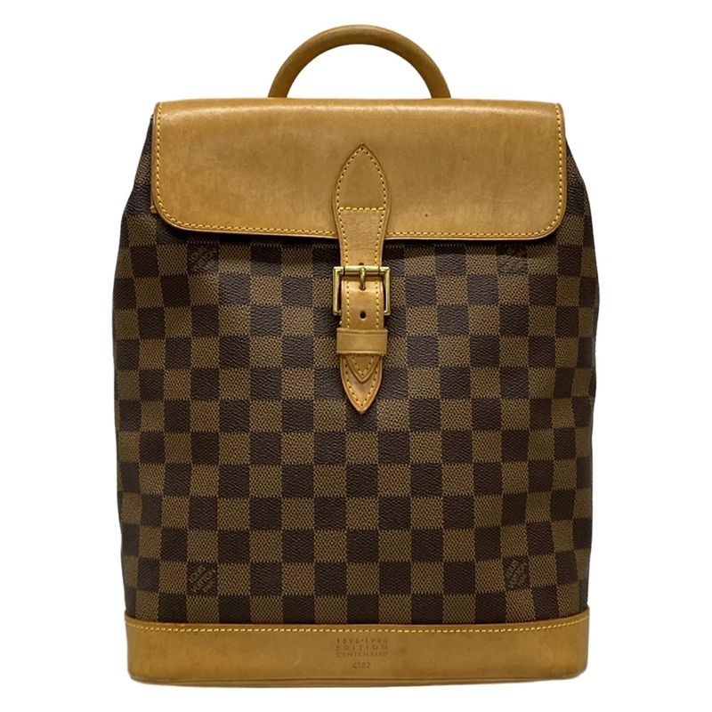 Louis Vuitton Backpack Sac Damier Harlequin N99038 Ebène