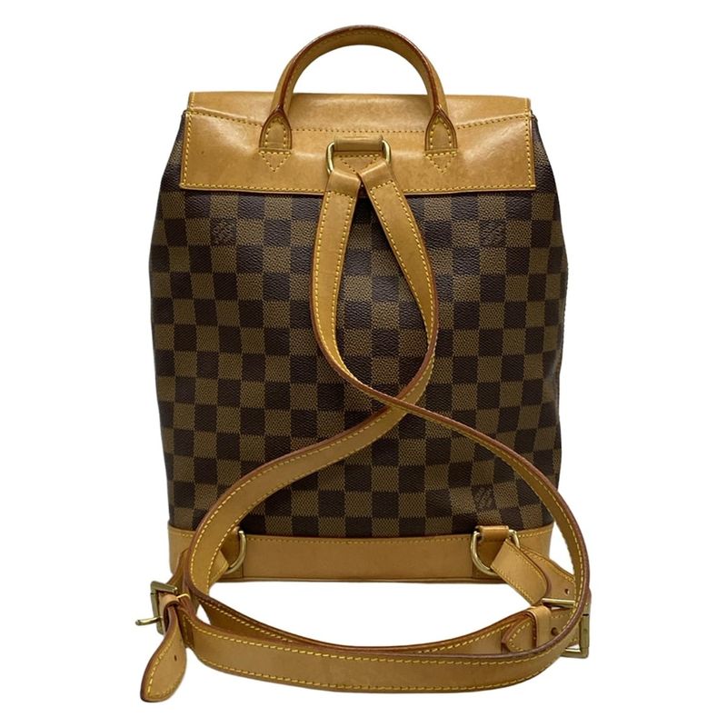 Louis Vuitton Backpack Sac Damier Harlequin N99038 Ebène