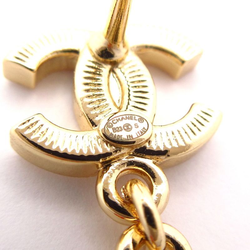 Chanel Earrings Coco Mark Gold And Orange Star / Perfume