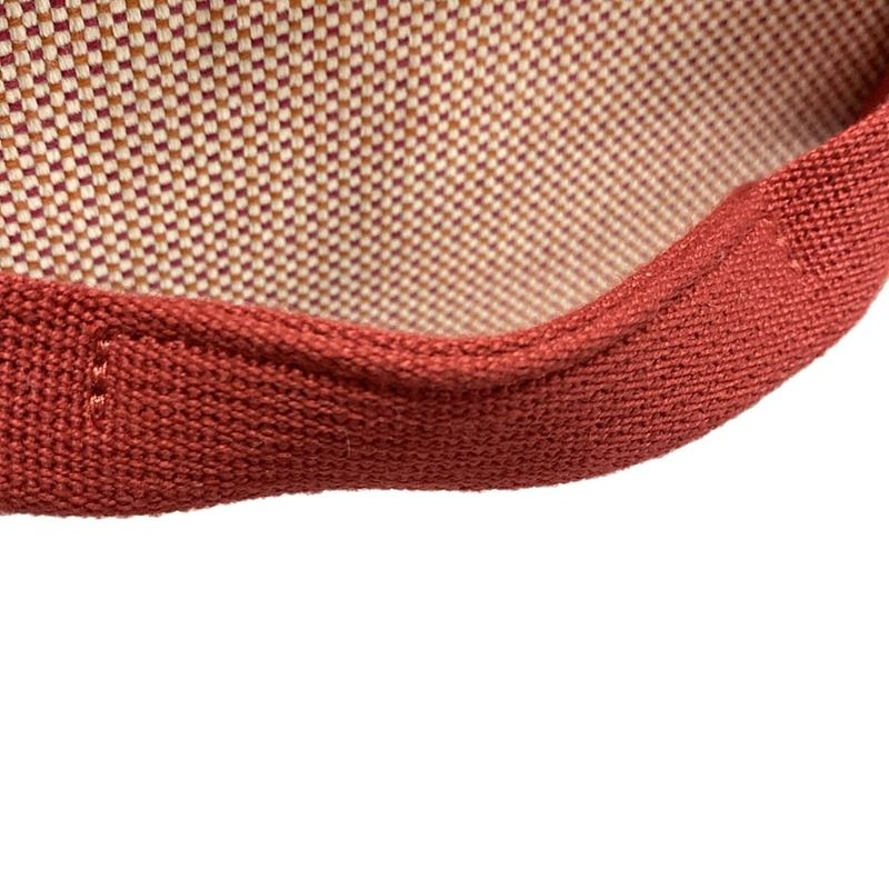 Hermes Vanity Bag Vanity Case Cabasin Orange And Raspberry Silver Hardware