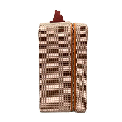 Hermes Vanity Bag Vanity Case Cabasin Orange And Raspberry Silver Hardware