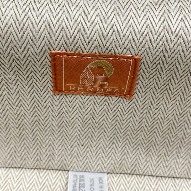 Hermes Vanity Bag Vanity Case Cabasin Orange And Raspberry Silver Hardware