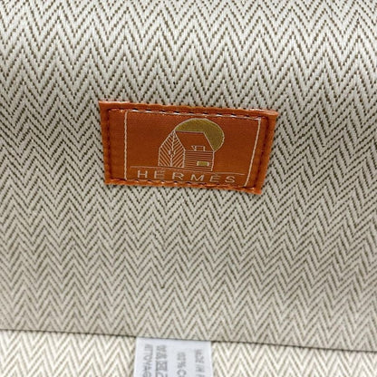 Hermes Vanity Bag Vanity Case Cabasin Orange And Raspberry Silver Hardware