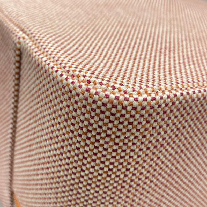 Hermes Vanity Bag Vanity Case Cabasin Orange And Raspberry Silver Hardware