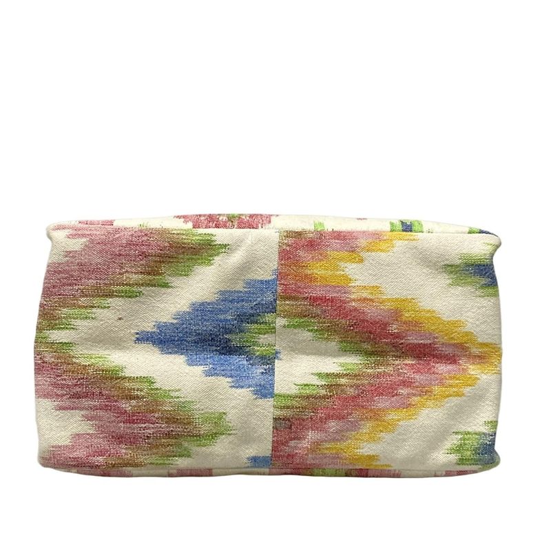 Loewe Tote Bag Pauraz Ibiza Ivory X Brown X Multi Beaded Leather