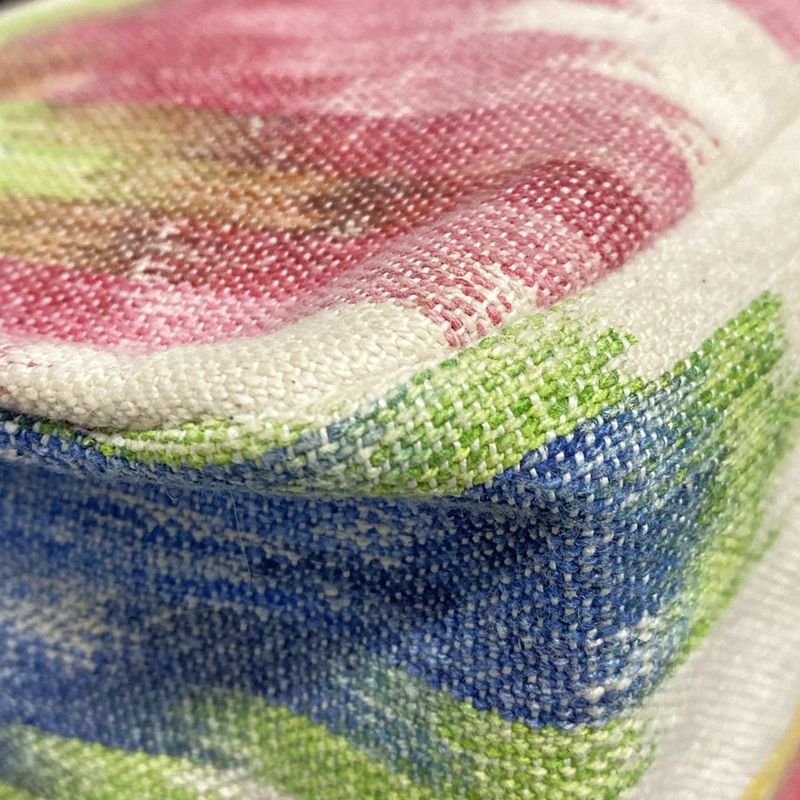 Loewe Tote Bag Pauraz Ibiza Ivory X Brown X Multi Beaded Leather