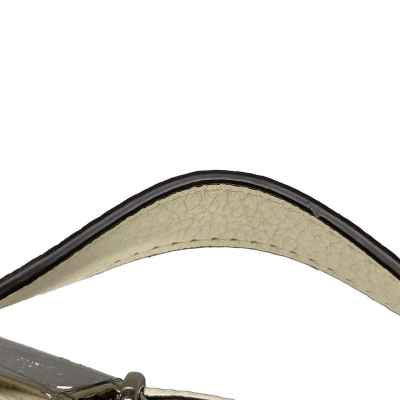 Fendi Clutch Bag - 7as378 Ivory Leather