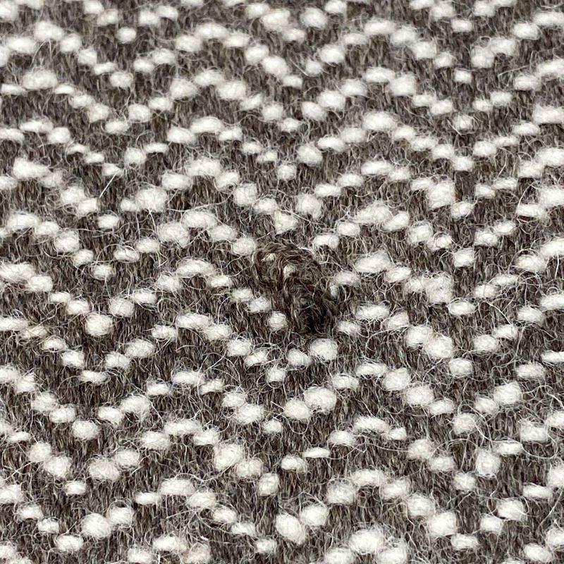 Louis Vuitton Coat - Brown And White Herringbone/ Monogram Pattern On Lining