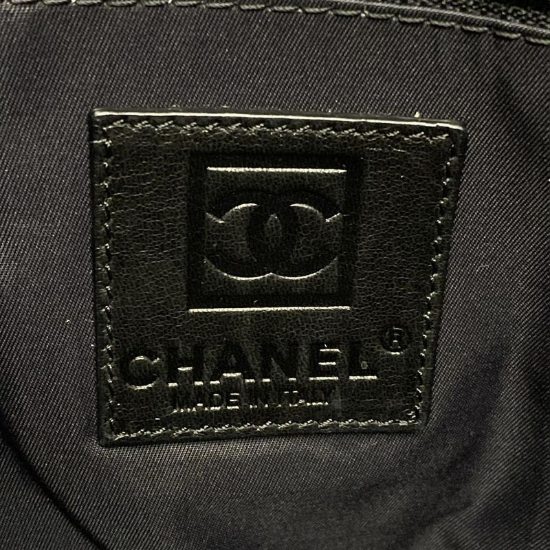 Chanel Tote Bag - White X Black X Multi Terrycloth/perforated