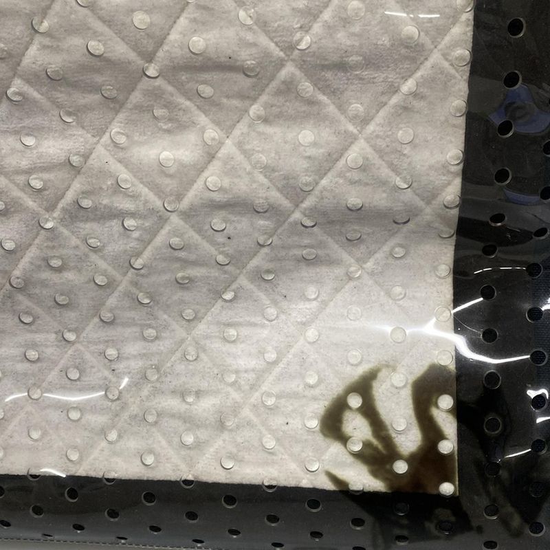 Chanel Tote Bag - White X Black X Multi Terrycloth/perforated