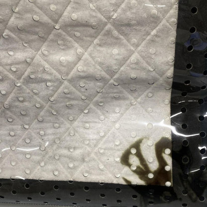 Chanel Tote Bag - White X Black X Multi Terrycloth/perforated