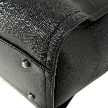 Chanel Tote Bag Deauville Line Black 2way/chain Shoulder/studded