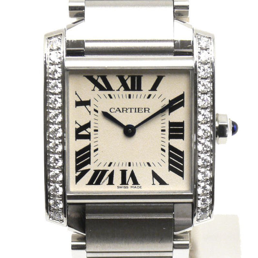 Cartier Tank Francaise MM Diamond Bezel W4ta0009
