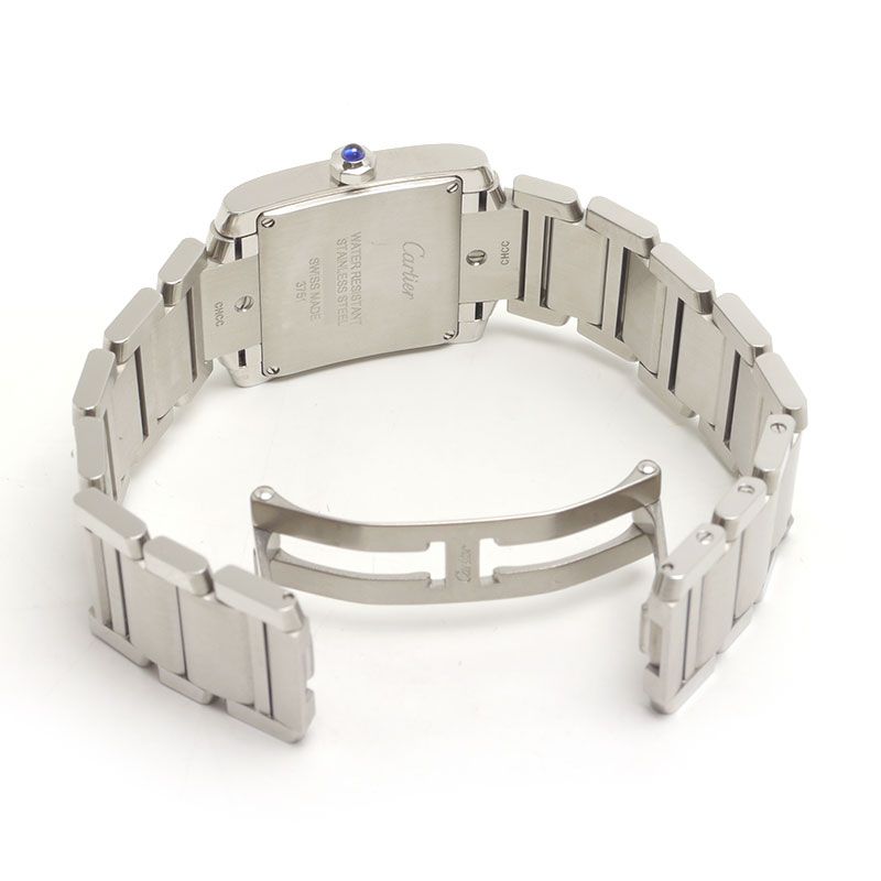 Cartier Tank Francaise MM Diamond Bezel W4ta0009