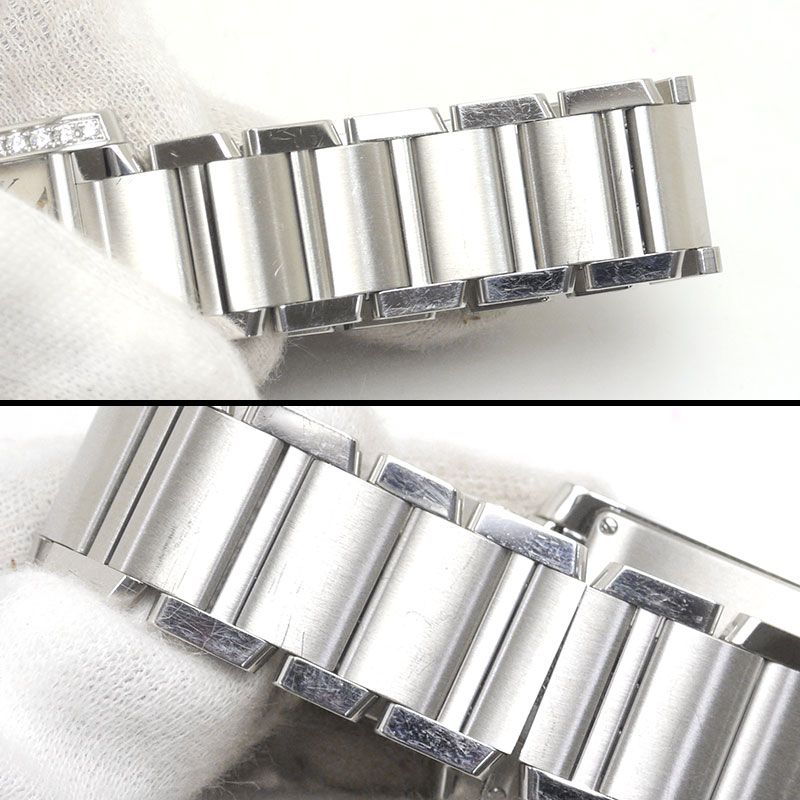 Cartier Tank Francaise MM Diamond Bezel W4ta0009