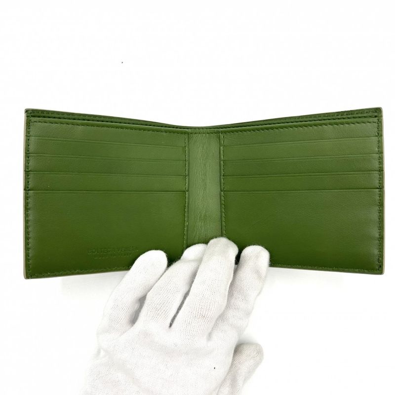 Bottega Veneta Bifold Wallet Men's Intrecciato Mini Wallet Mini Wallet Bottega