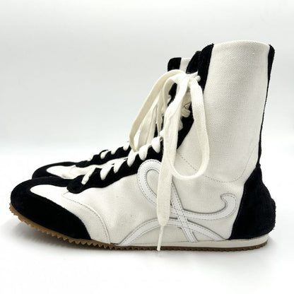 Loewe Sneakers Men's Ballet Runner High Cut Sneakers Anagram Shoes Loewe Canvas