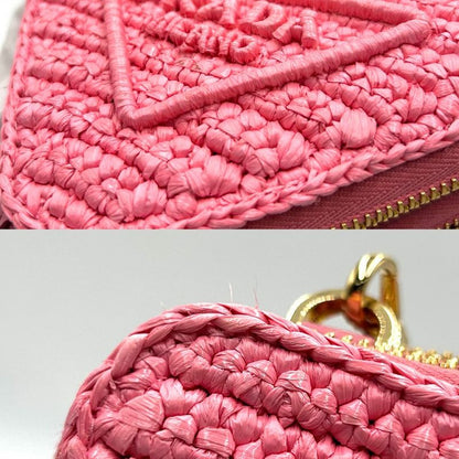 Prada Pouch Women Crochet Logo 2WAY Triangle Mini Shoulder Bag Mini Handbag Bag
