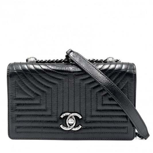 Chanel Shoulder Bag Women's Corian Garden Chain Shoulder Full Flap Turnlock