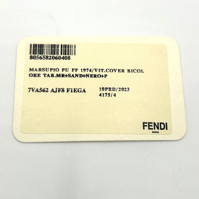 Fendi Body Bag Men's Zucca Diagonal Belt Bag Waist Pouch Bag Fendi 7va562 PVC