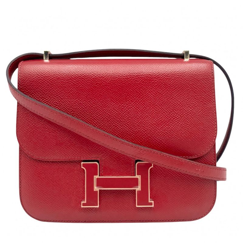 Hermes Shoulder Bag Women Constance Mini Pochette Shoulder Crossbody Leather