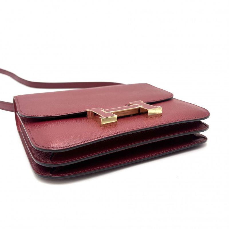 Hermes Shoulder Bag Women Constance Mini Pochette Shoulder Crossbody Leather