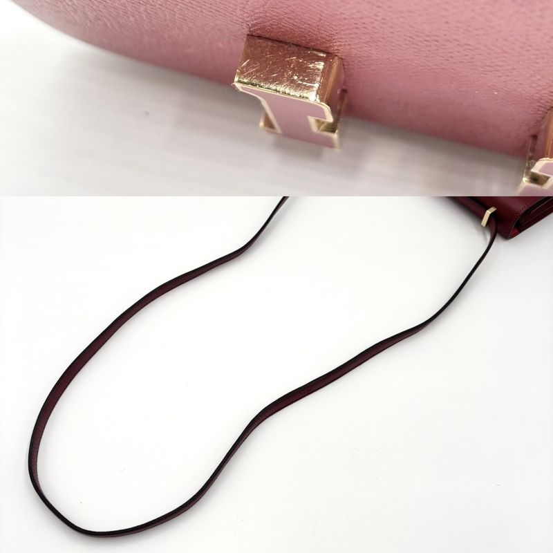 Hermes Shoulder Bag Women Constance Mini Pochette Shoulder Crossbody Leather