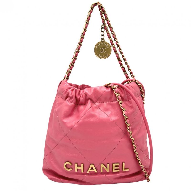 Chanel 2WAY Ladies Chanel 22 Mini Logo Handbag Shoulder Bag Shoulder Crossbody