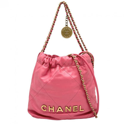 Chanel 2WAY Ladies Chanel 22 Mini Logo Handbag Shoulder Bag Shoulder Crossbody