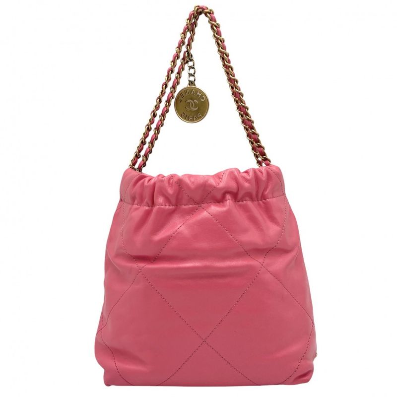 Chanel 2WAY Ladies Chanel 22 Mini Logo Handbag Shoulder Bag Shoulder Crossbody