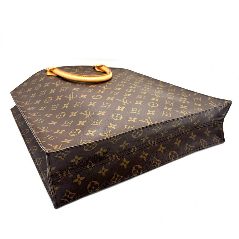 Louis Vuitton Tote Women's Monogram Sac Plat Handbag Business Bag Sac Plat Bag