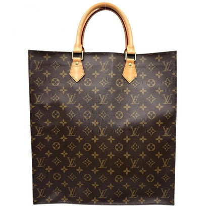 Louis Vuitton Tote Women's Monogram Sac Plat Handbag Business Bag Sac Plat Bag