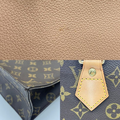 Louis Vuitton Tote Women's Monogram Sac Plat Handbag Business Bag Sac Plat Bag