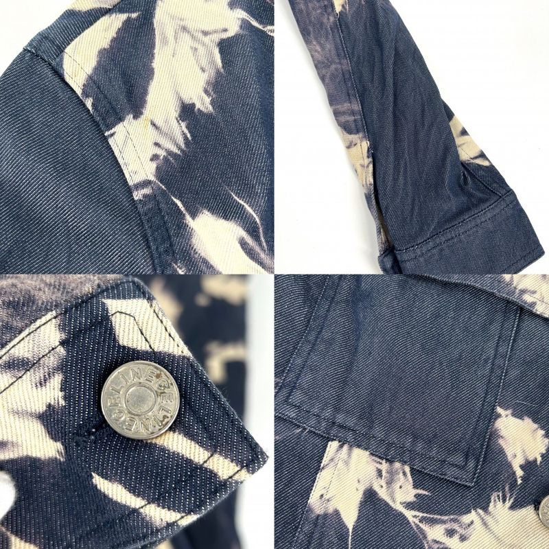 Celine Long Sleeve Shirt Men Short Length Western Top Apparel Denim