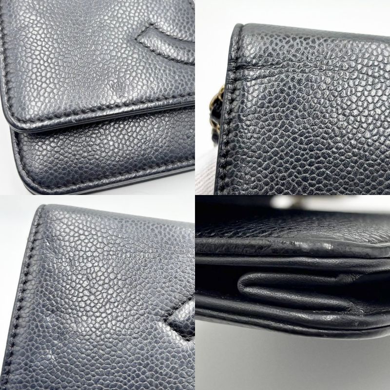 Chanel Chain Wallet Women Coco Mark Chain Shoulder Bag Shoulder Crossbody Long