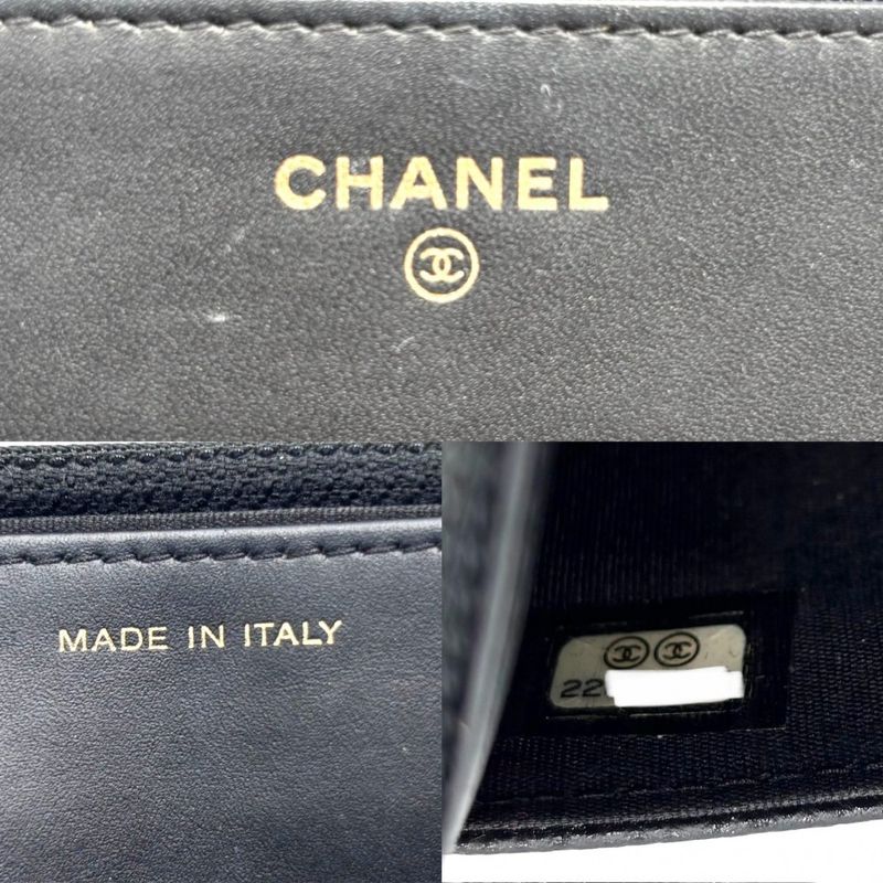 Chanel Chain Wallet Women Coco Mark Chain Shoulder Bag Shoulder Crossbody Long